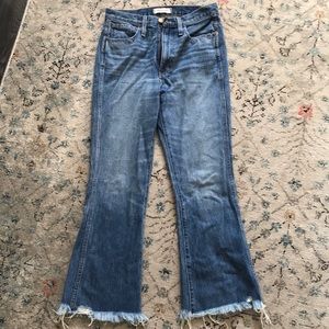 Madewell rigid flare jeans